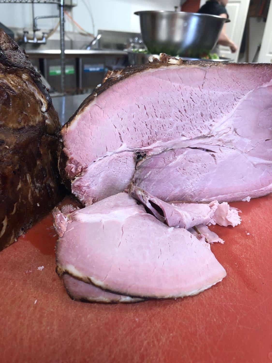 Grilled Ham Steak Dinner