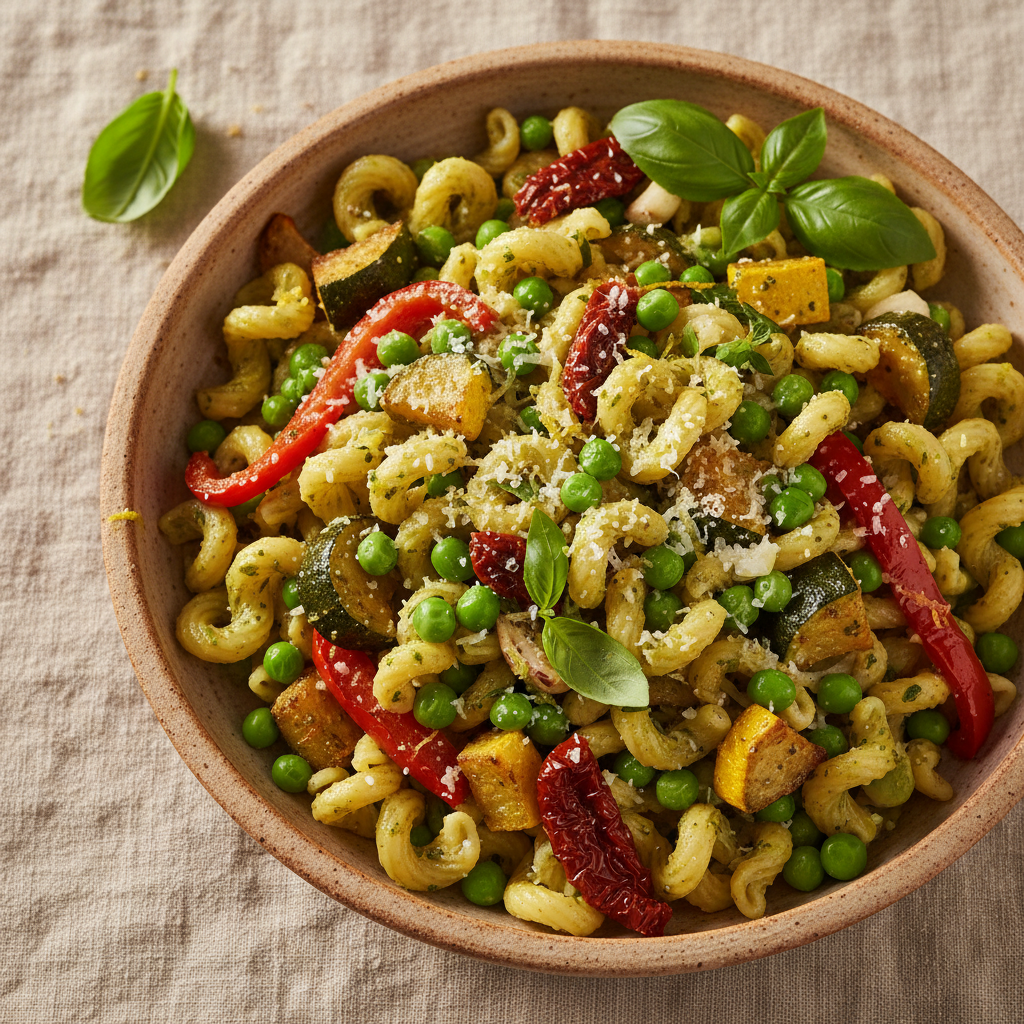 Basil Pesto Pasta Primavera