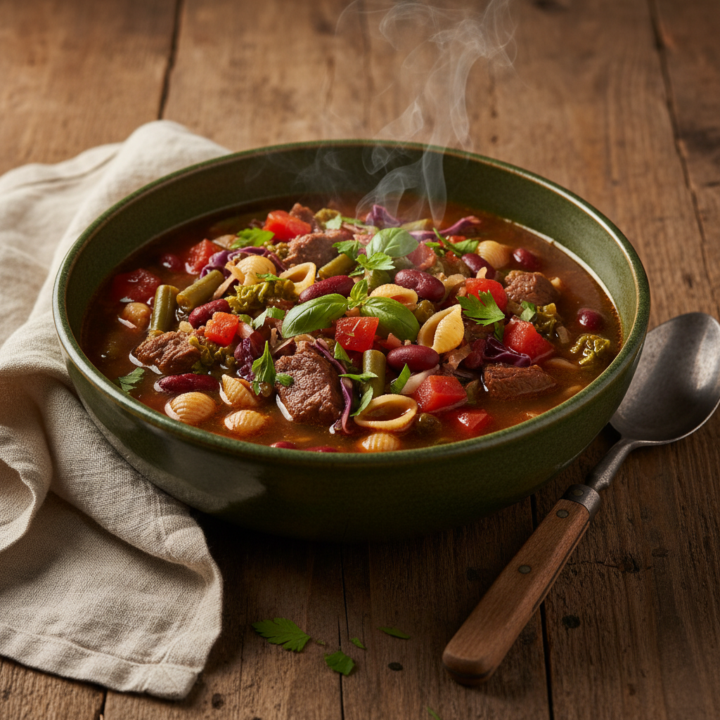 Add Extra Minestrone Soup Beef / Vegetarian