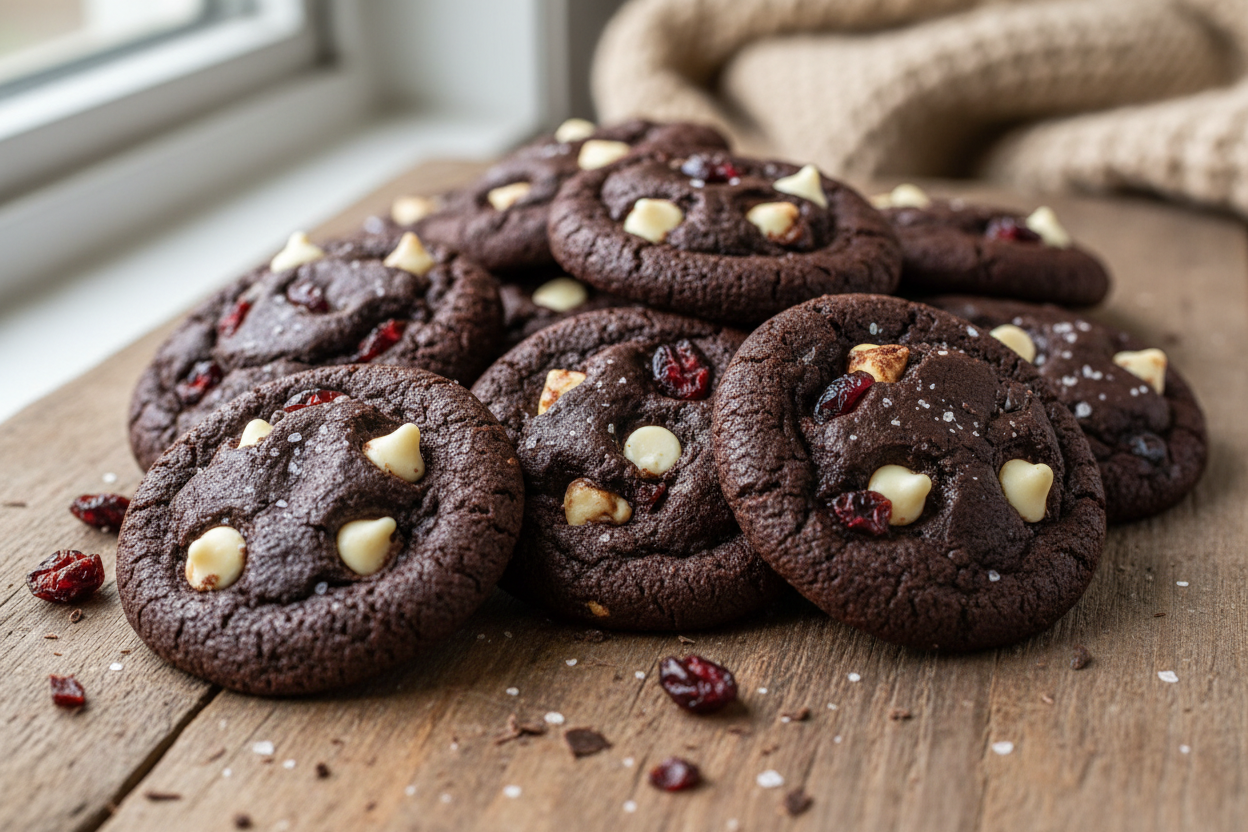 Dessert of the Week - Dark Chocolate, Cranberry & White Chocolate Chip Cookies