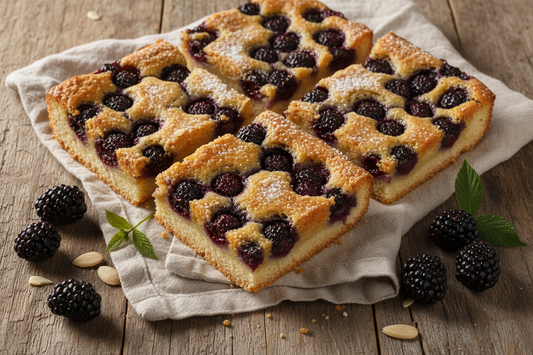 Dessert of the Week - NY-Style Cheesecake with Blackberry Brandy Sauce