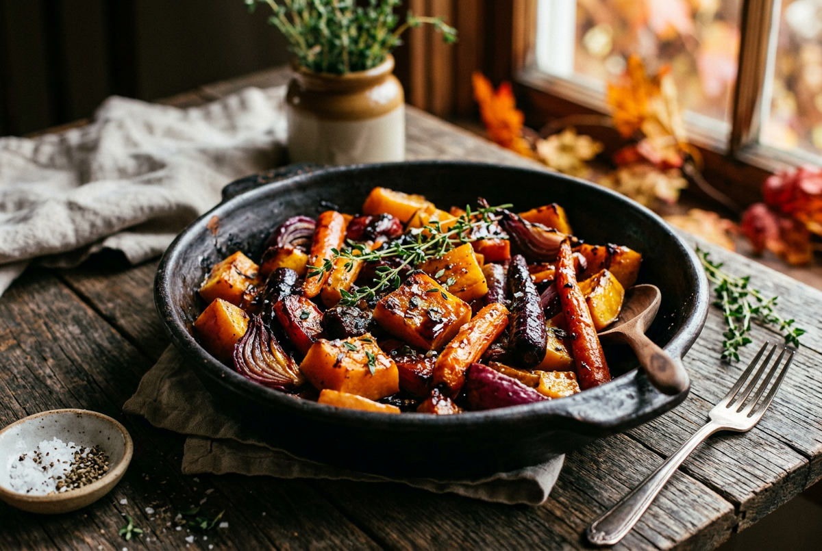 Add Extra Maple-Roasted Autumn Vegetables