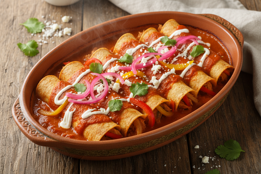 Add Extra Chicken / Vegetarian Enchiladas